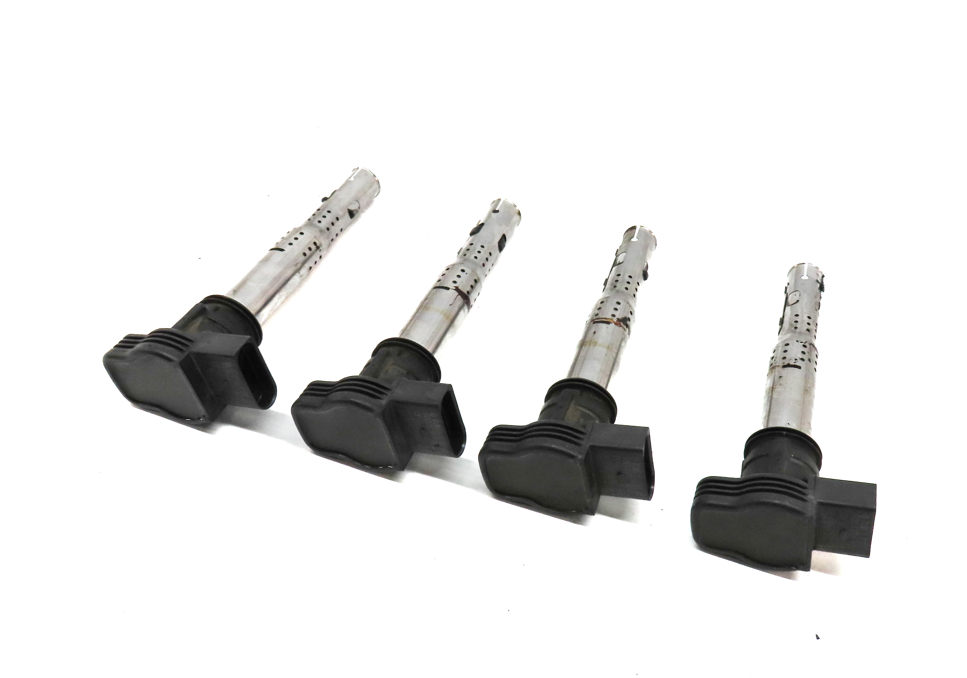 07-17 AUDI A3 A4 S4 A5 S5 A6 Q3 Q5 R8 TT BEETLE JETTA - 2.0L IGNITION COIL SET 4 — exact item pictured